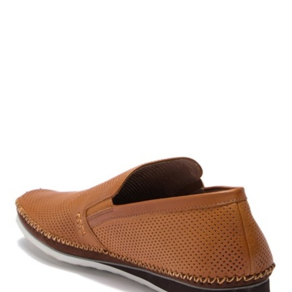 135/6 Zanzara Merz Casual Slip-On Loafers Brown - Picture 3 of 8